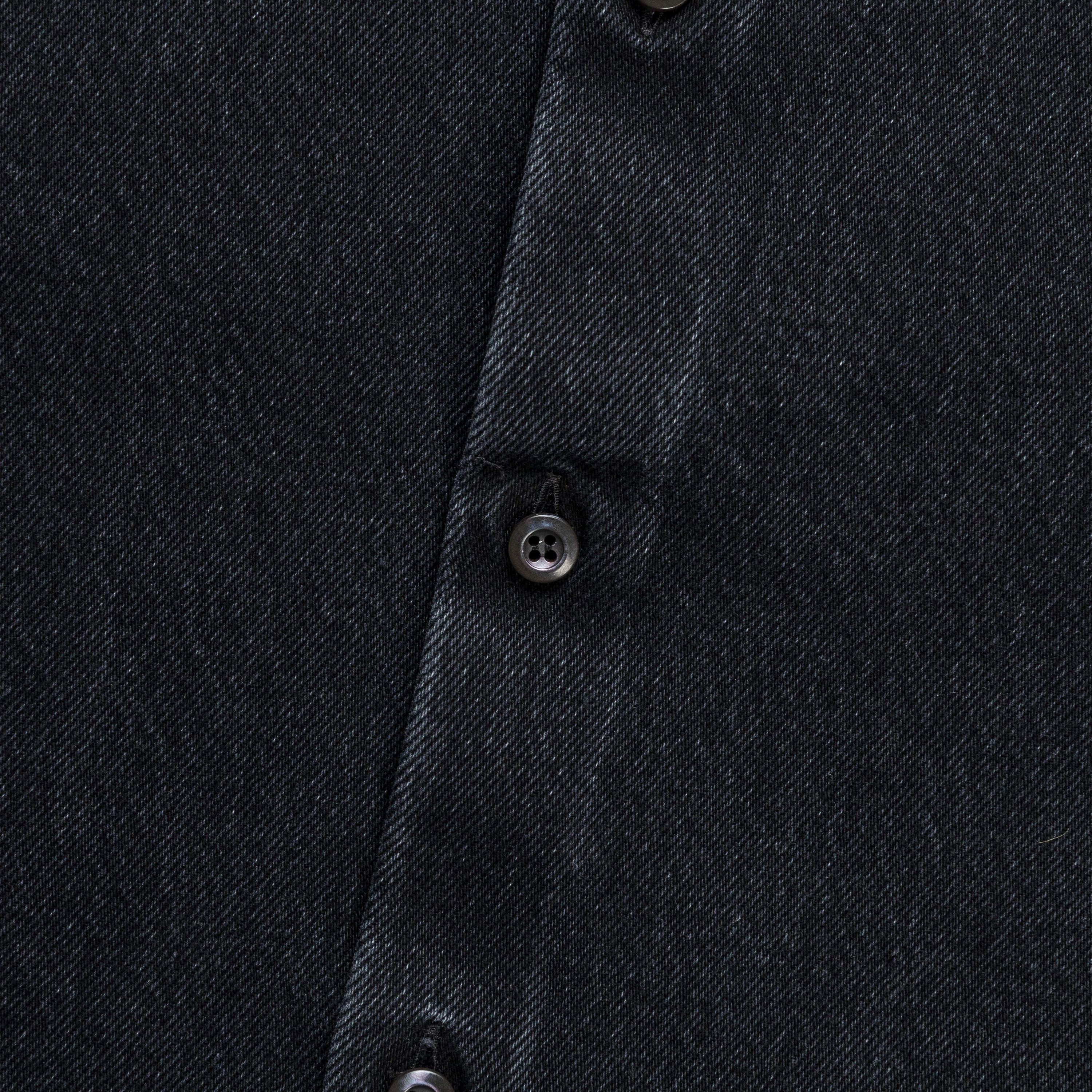 Washed Denim Shirt - Anthracite