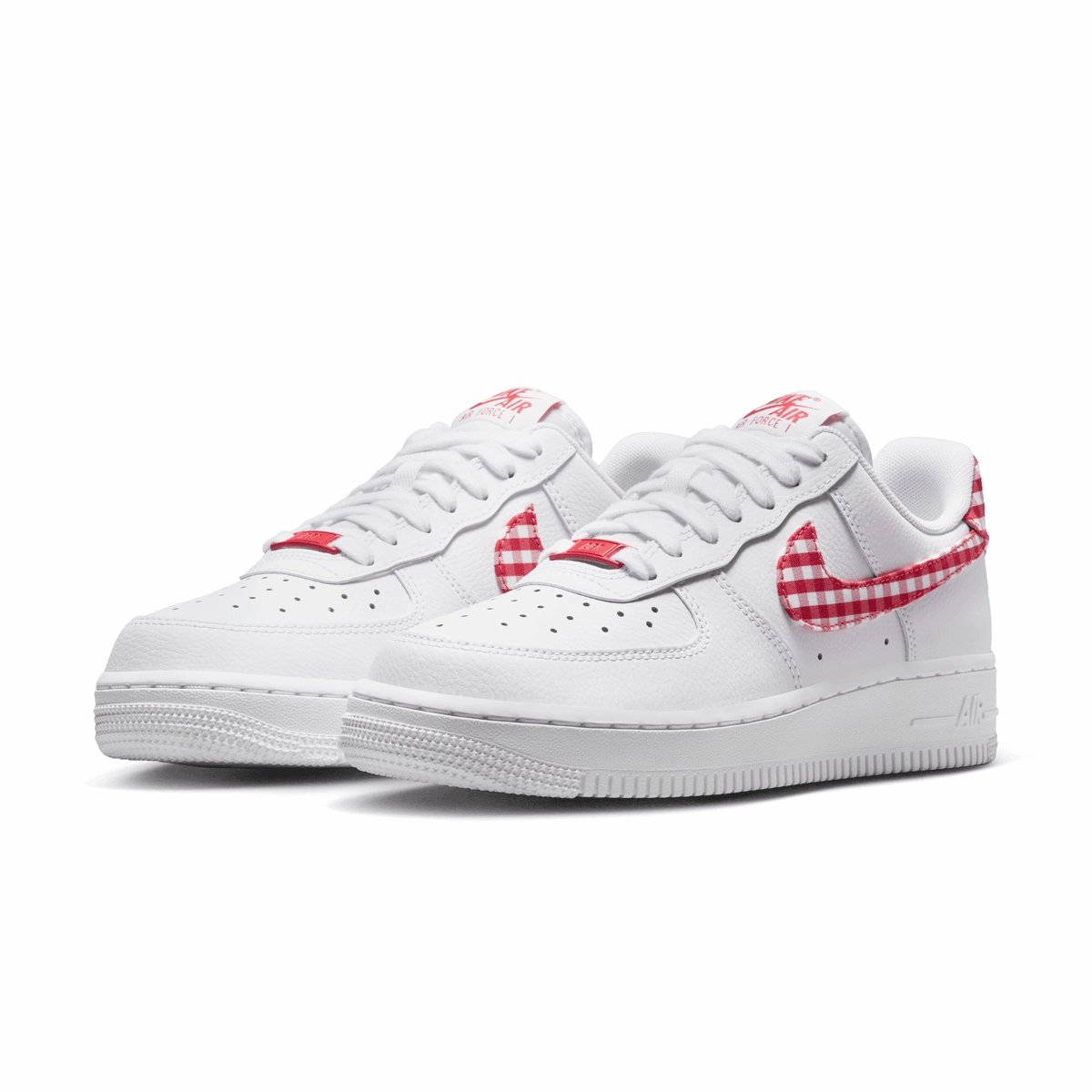 Wmns Air Force 1 '07 'Gingham Red'