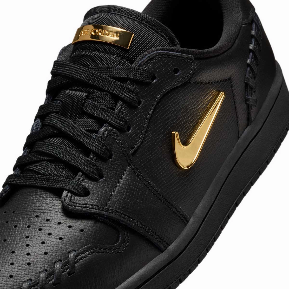 Wmns Jordan 1 Low Method Of Make 'Black Metallic Gold'