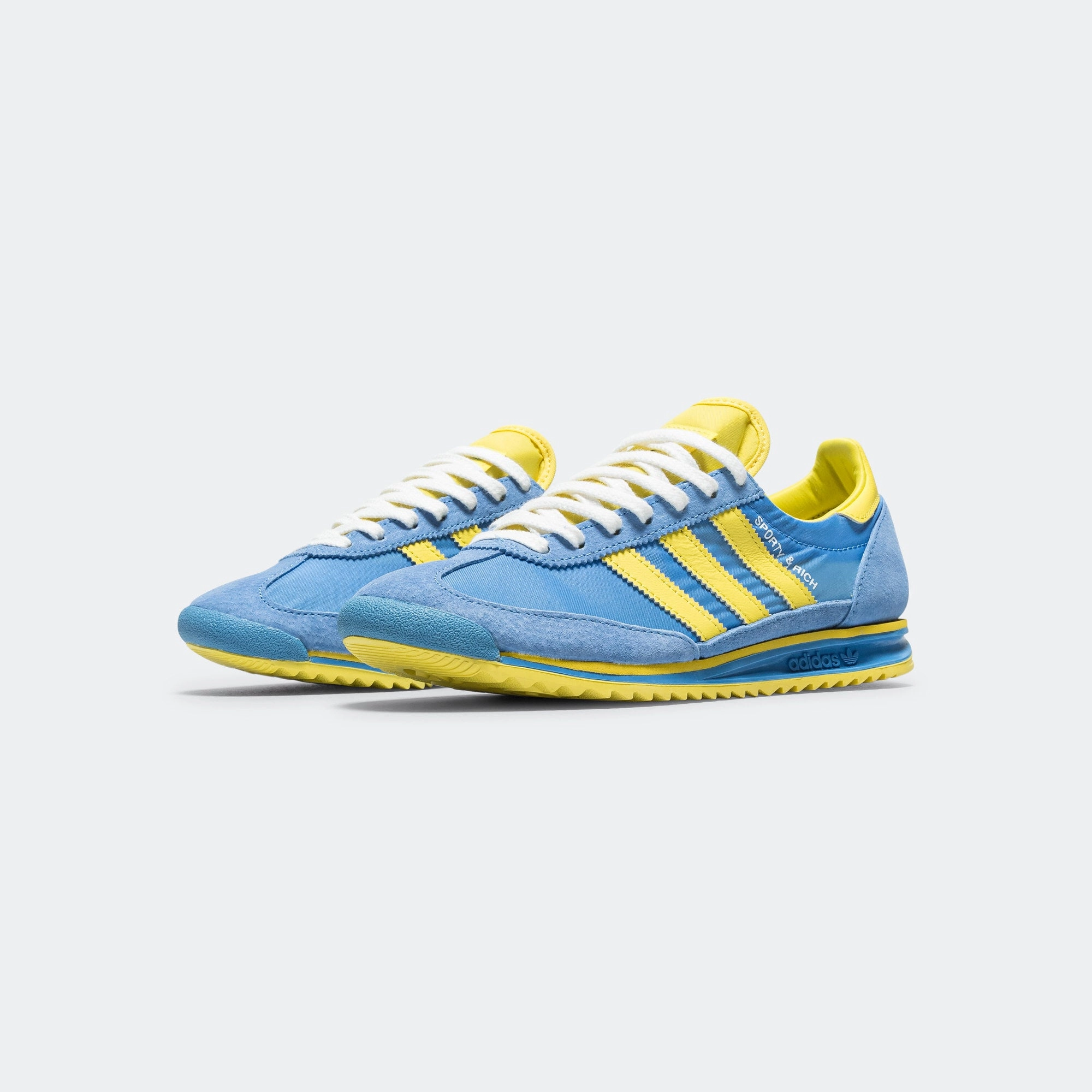 Womens SL72 x Sporty & Rich - Real Blue/Light Yellow-Footwear White