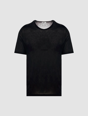 YSL ROUND COLLAR TEE